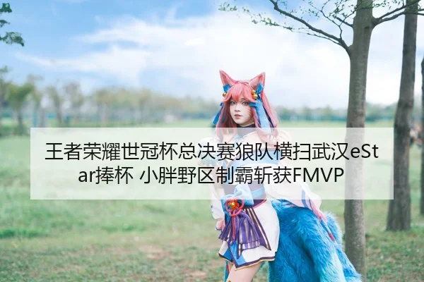 王者荣耀世冠杯总决赛狼队横扫武汉eStar捧杯 小胖野区制霸斩获FMVP